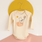 Preview: Kiki the Bird | printed sustainable long Baby-Bodysuit